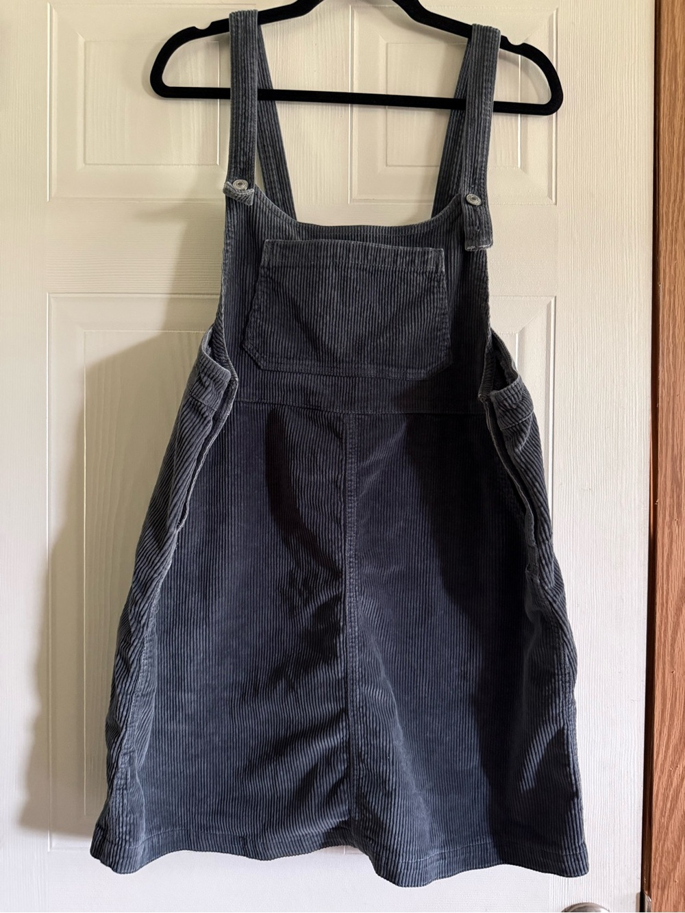 Corduroy Jumper Dress in Navy